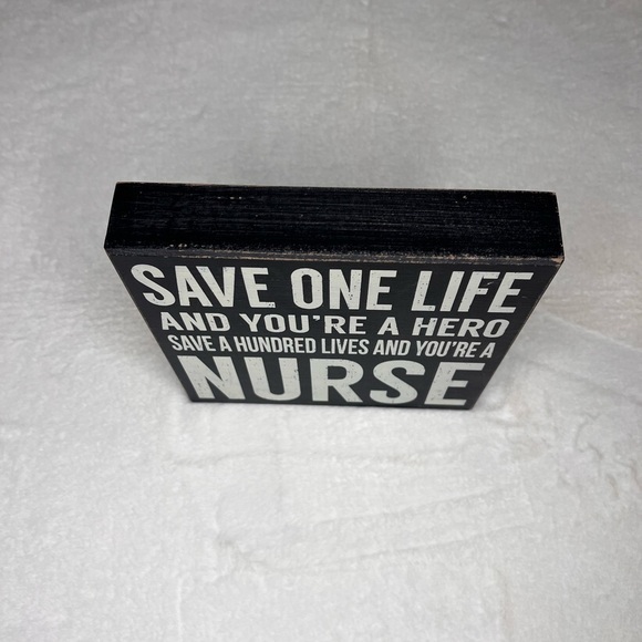 Primitive Nurse Box Sign NEW 8x8” - Picture 3 of 4